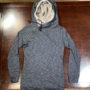 Double hooded sweatshirt